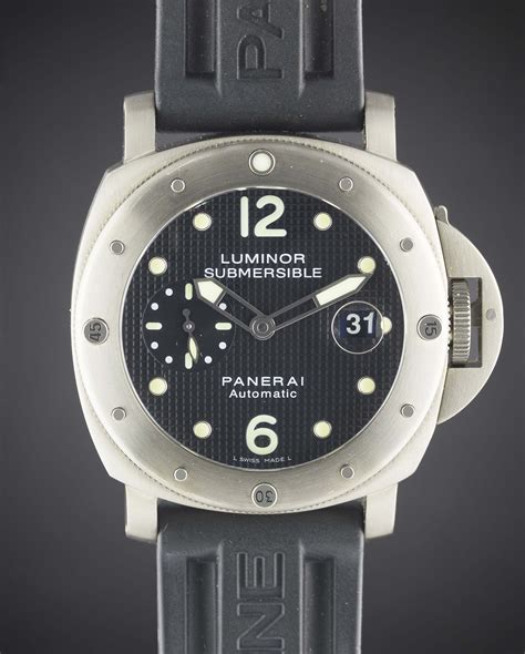 panerai luminor auction